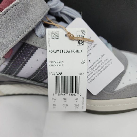 Adidas Originals Mens 10 Home Alone 2 Forum 84 Low x Pigeon Lady Shoes ID4328 - Picture 8 of 10